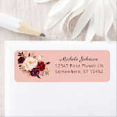 Burgund Marsala Rücksendeadresse 2 Rosa 2 (Insitu)