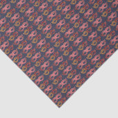Burgund-Masken-Muster Seidenpapier (Ausschnitt)