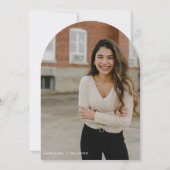 Burgund Mexican Papel Picado Foto Abschluss Einladung (Rückseite)