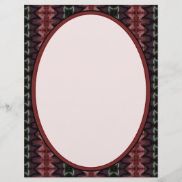 Burgund mit rosa briefbogen