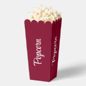 Burgund Moderner Popcorn Geschenkschachtel (Geplatzt)