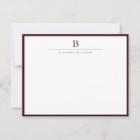 Burgund-modernes Schreibwarensortiment Klassiker