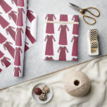 Burgund Mutter der Brautgrommer Hochzeitsfeier Geschenkpapier<br><div class="desc">Das Design der Geschenkpackung zeigt eine originelle Marker-Abbildung eines bordeauxroten Mutter-der-Braut (oder Bräutigam) Hochzeitsfeiergown. Diese Abbildung ist auch auf anderen Produkten verfügbar, einschließlich der Koordinierung von Party-Produkten und Dekoration. Sehen Sie nicht, wonach Sie suchen? Brauchen Sie Hilfe bei der Anpassung? Kontaktieren Sie Rebecca, um etwas für Sie entworfen zu haben....</div>