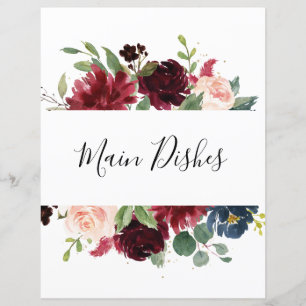 Burgund Navy Blush Brautparty Rezept Division