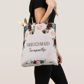 Burgund Navy Floral Boho Country Wedding Tasche (Von Nahem)
