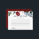 Burgund Pink Navy Blumenratenkarte Postkarte<br><div class="desc">Diese bordeauxrosa, blumenreiche Hochzeitsratenkarte ist perfekt für eine rustikale Hochzeit. Die Einrichtung besteht aus Aquarellpink, Rosa, Blau, Marinebäume, Blauen und Bordeaux, Rose mit grünem Blattwerk, die schön zu eleganten Bouquets zusammengefügt sind. Diese Karten sind ideal für Hochzeiten, Brautparty, Babydusche, Graduiertenfest u.v.m. Personalisieren Sie die Karten mit den Namen der Braut...</div>