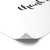 Burgund Pink Navy Probe Dinner Begrüßungszeichen Poster (Ecke)