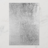 Burgund pinkfarbenen, silberfarbenen Glitzer Hochz Menükarte (Rückseite)