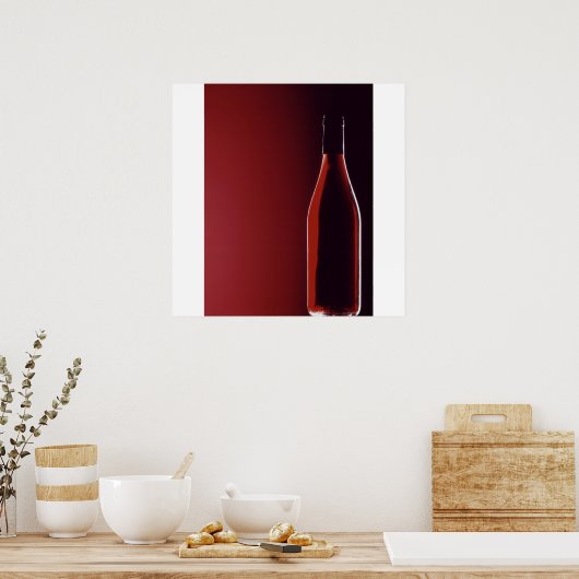 Burgund Poster (Küche)