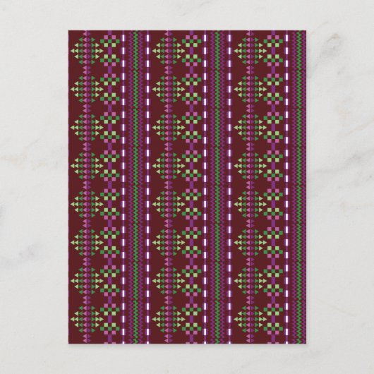 Burgund Postkarte (Vorderseite)