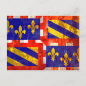 Burgund Postkarte (Vorderseite)