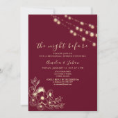 Burgund Probe Dinner Einladung (Vorderseite)