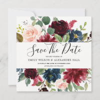 Burgund Red Wine Blume Foto Hochzeit