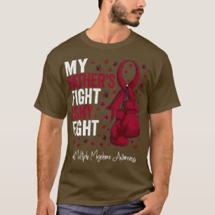 Burgund Ribbon Vater kämpfen Multiples Myelom Aw T-Shirt