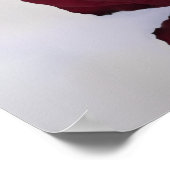 Burgund Rose 30 Tafelchic Hochzeitstabelle Poster (Ecke)