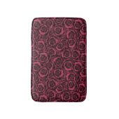 Burgund-Rose Badematte (Vorderseite Vertikal)