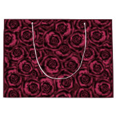 Burgund-Rose Große Geschenktüte (Vorderseite)
