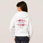 Burgund-Rose Hoodie (Schwarz voll)
