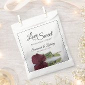 Burgund Rose Liebe ist Sweet Nehmen Sie eine Lecke Geschenktütchen (Ausgeschnitten)