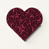 Burgund-Rose Notizblock (Rückseite)