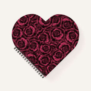 Burgund-Rose Notizblock
