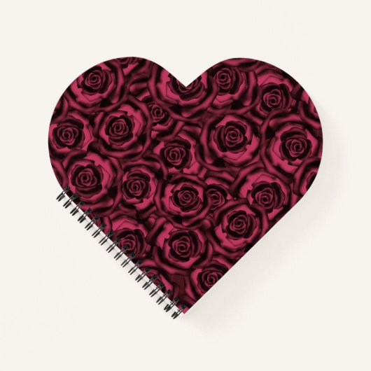 Burgund-Rose Notizblock (Vorderseite)