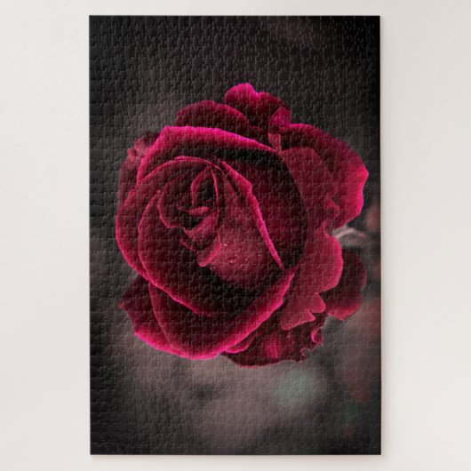 Burgund-Rose Puzzle (Vertikal)