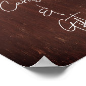 Burgund Rose Rosa Blumenmason Jar Cards Geschenke Poster (Ecke)