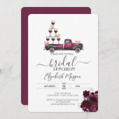 Burgund Rose Weinroute Mendrisiotto Einladung (Vorne/Hinten)