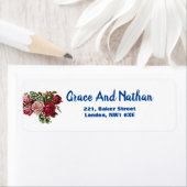 Burgund Rote Rustikale Rose Blumenlandhochzeit (Insitu)