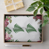 Burgund Rote Rustikale Rose Blumenlandhochzeit Seidenpapier (Geschenk)