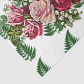 Burgund Rote Rustikale Rose Blumenlandhochzeit Seidenpapier (Ausschnitt)