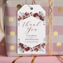 Burgund Rustikale Herbstblütenhochzeit