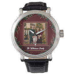 Burgund-Schmuck-Familienfoto Apple Watch Armband Armbanduhr