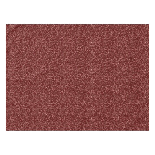 Burgund Scrolls Tischdecke (Vorderseite (Horizontal))