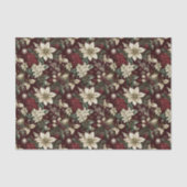 Burgund Traditionelles Weihnachtsgebäck Seidenpapier (Vorderseite)