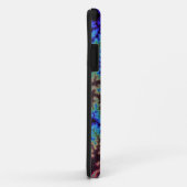 Burgund und Blauer Speckle Case-Mate iPhone Hülle (Hinten/Rechts)