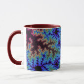 Burgund und Blauer Speckle Tasse (Links)