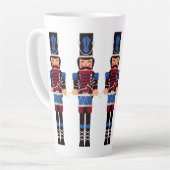 Burgund und Blue Nutcrackers mit Trommeln Milchtasse (Linke Ecke)