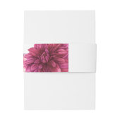 Burgund und Blush Erntedank Einladungsbanderole (Rückseitenbeispiel)