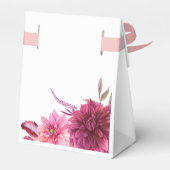 Burgund und Blush Erntedank Geschenkschachtel (Rückseite)