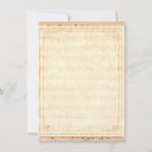 Burgund und Blush Polterabend Einladung (Rückseite)