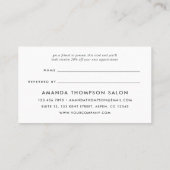 Burgund und Gold Agate Empfehlungskarte (Rückseite)