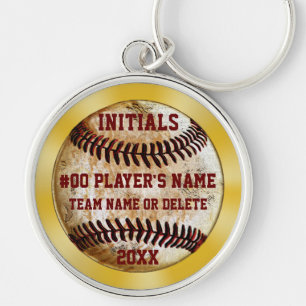 Burgund und Gold Baseball-Mannschaftsgeschenke, Ih Schlüsselanhänger