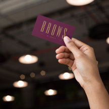 Burgund und Gold Brows Microblading einfach