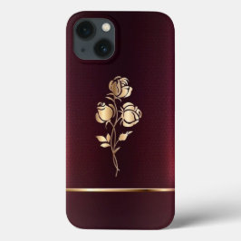 Burgund und Gold Case-Mate iPhone Hülle