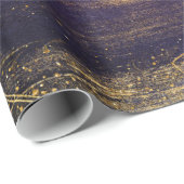 Burgund und Gold Geschenkpapier (Rolleneckpunkt)