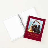 Burgund und Gold haben unser Foto zur Eimerliste n Notizblock (Innenseite)