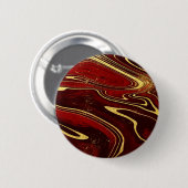 Burgund und Gold-Marmor Button (Vorne & Hinten)