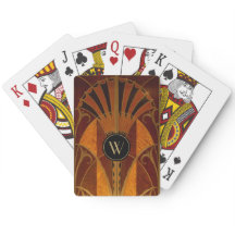 Burgund und Gold Mit Monogramm